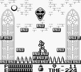 une photo d'Ã©cran de Castlevania 2 - Belmont s Revenge sur Nintendo Game Boy